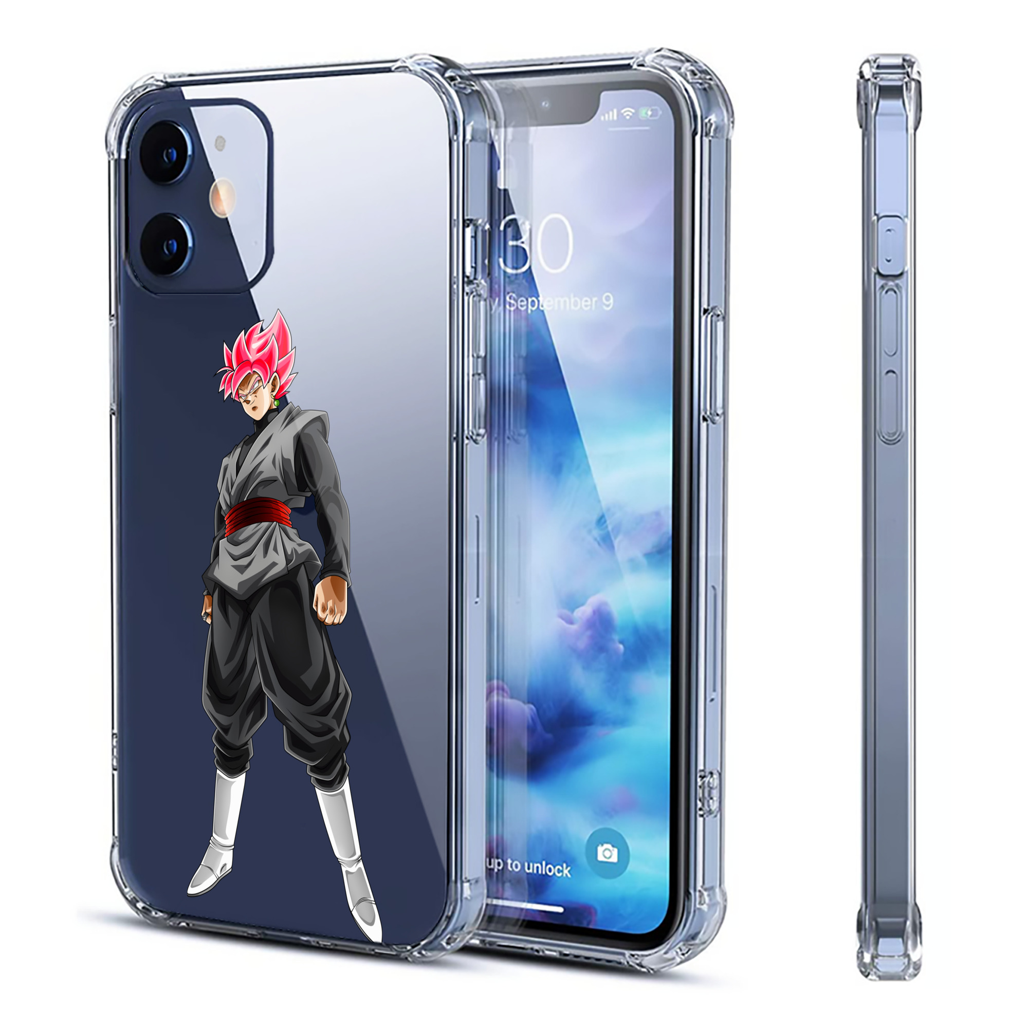 （画像用） ドラゴンボール ベジット DRAGON BALL Vegetto 【iPhone 12シリーズ対応】透明スマホケース（クリアソフトケース）